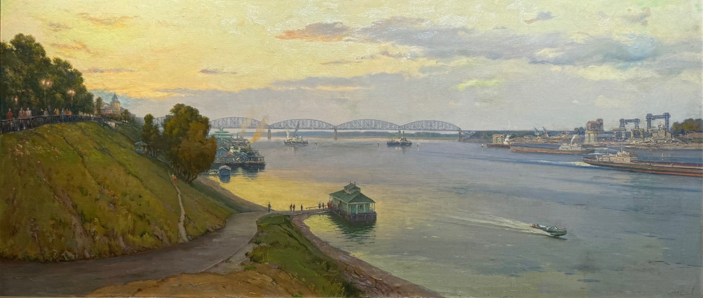 Чурин Андрей Александрович. Вечер на Волге