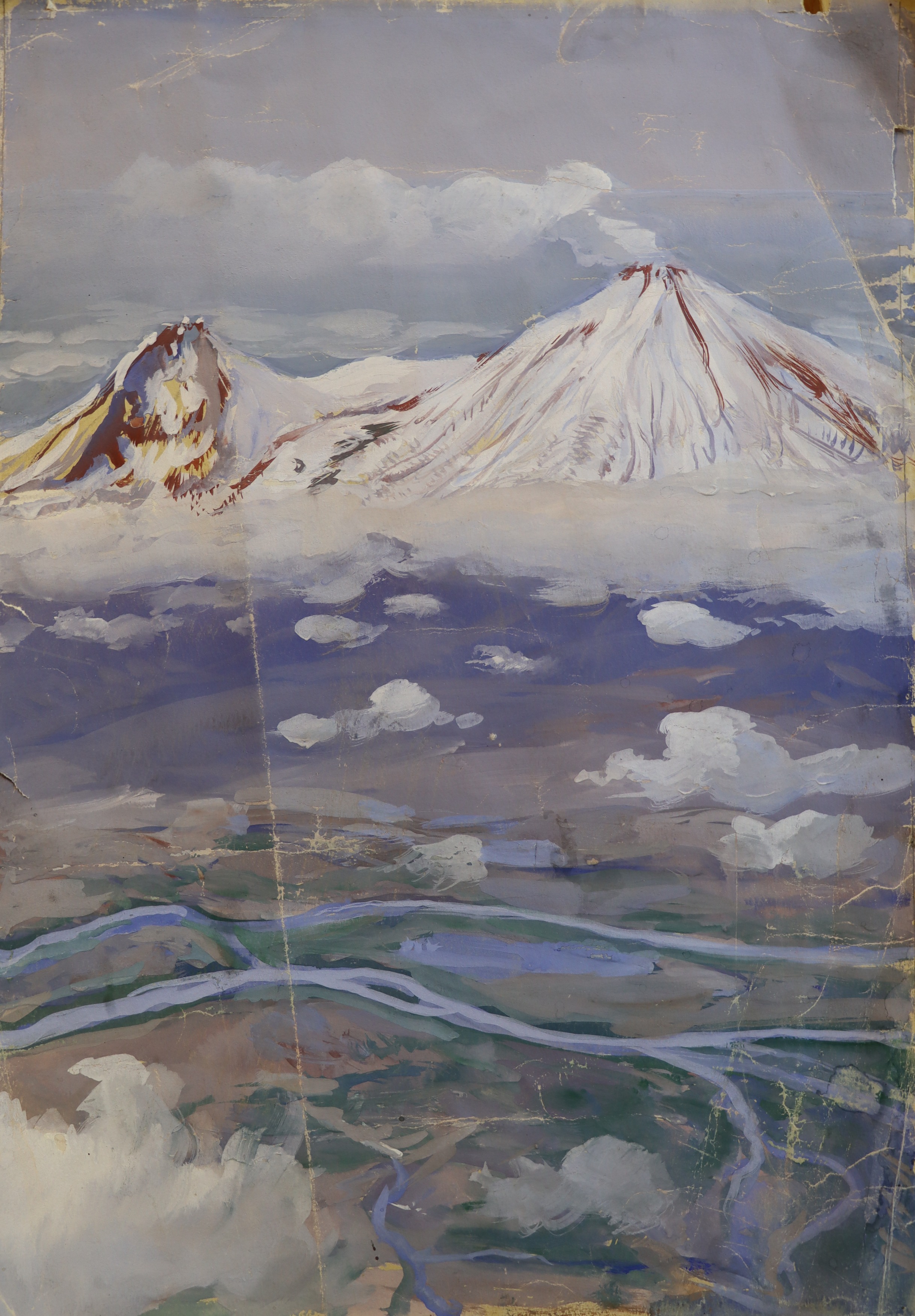 Платунов Михаил Георгиевич. Камчатка. Ключевская сопка