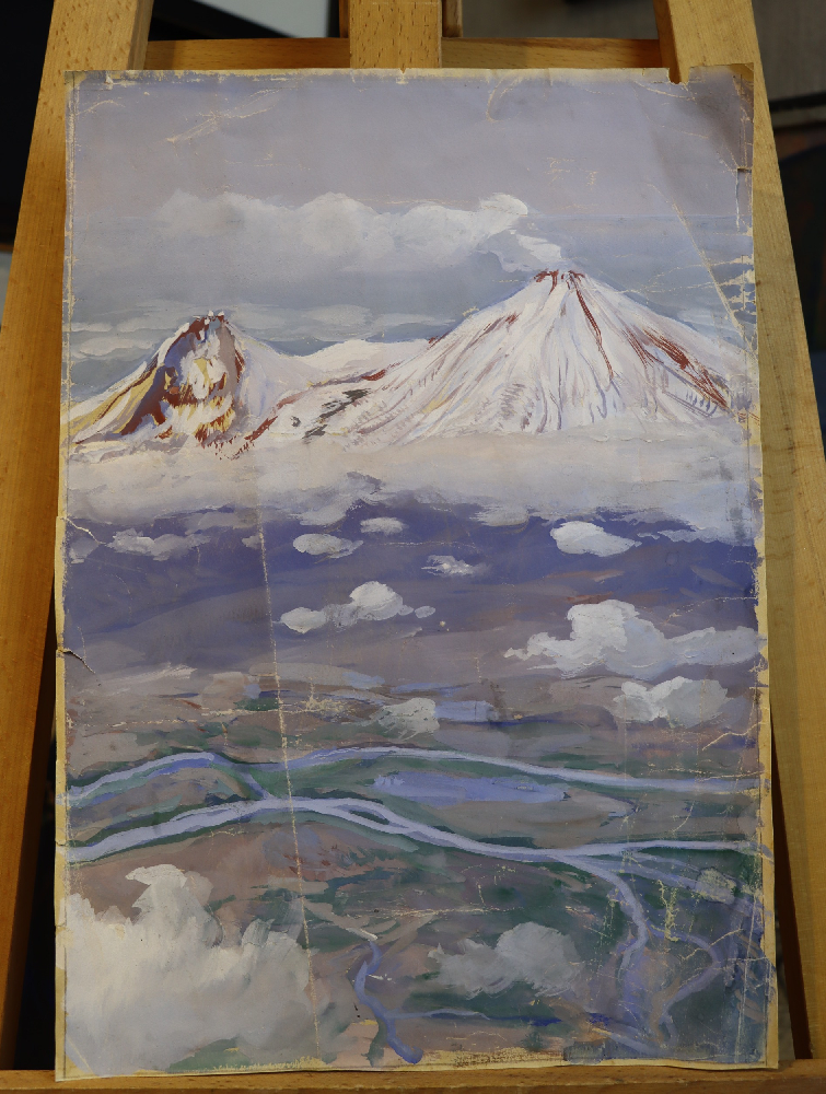 Платунов Михаил Георгиевич. Камчатка. Ключевская сопка