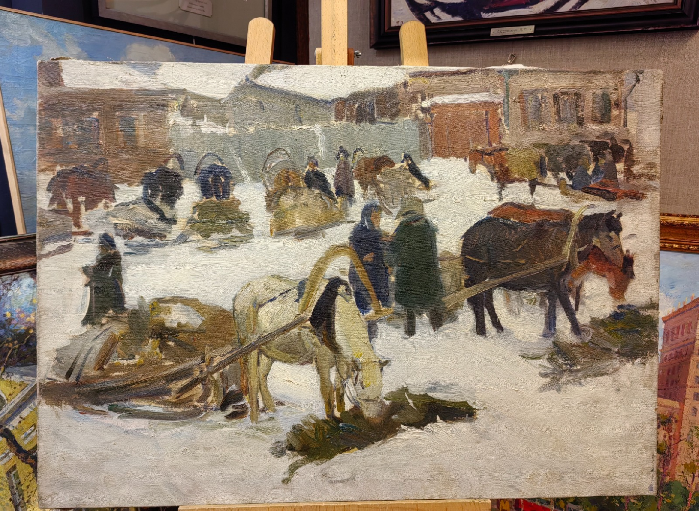 Волков Александр Васильевич. На базаре