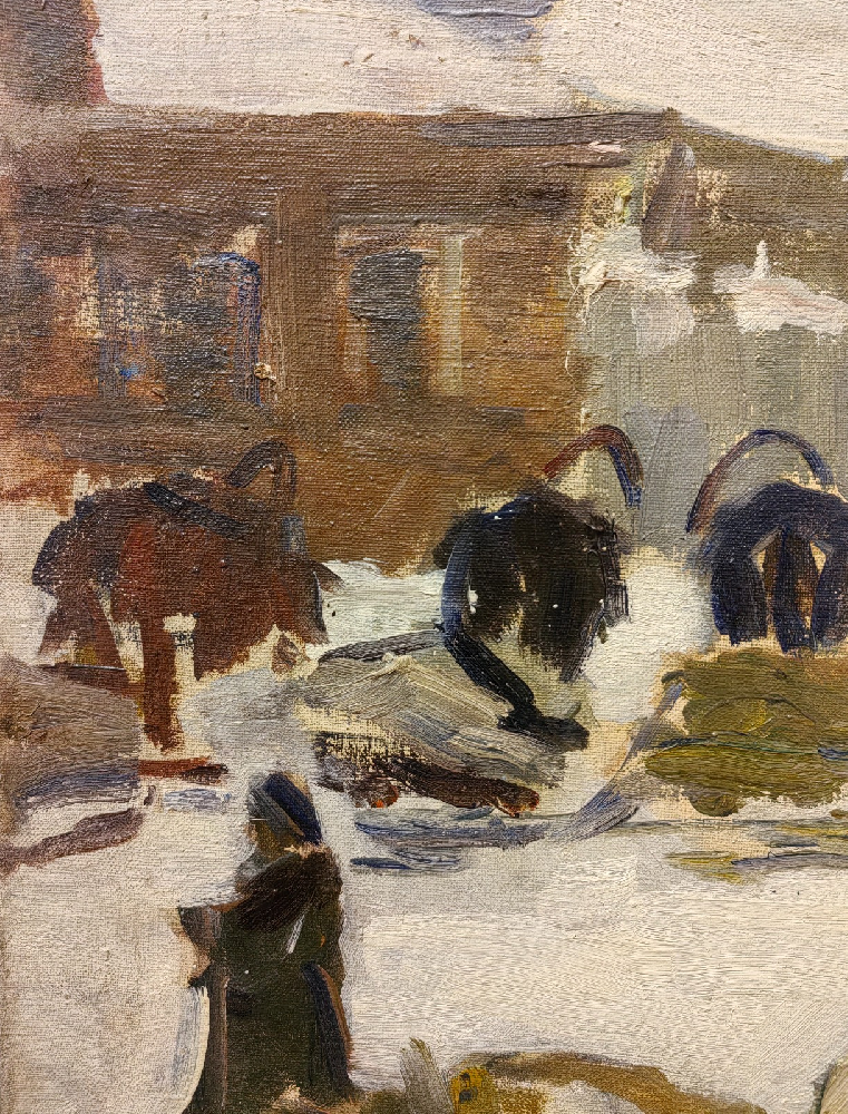 Волков Александр Васильевич. На базаре