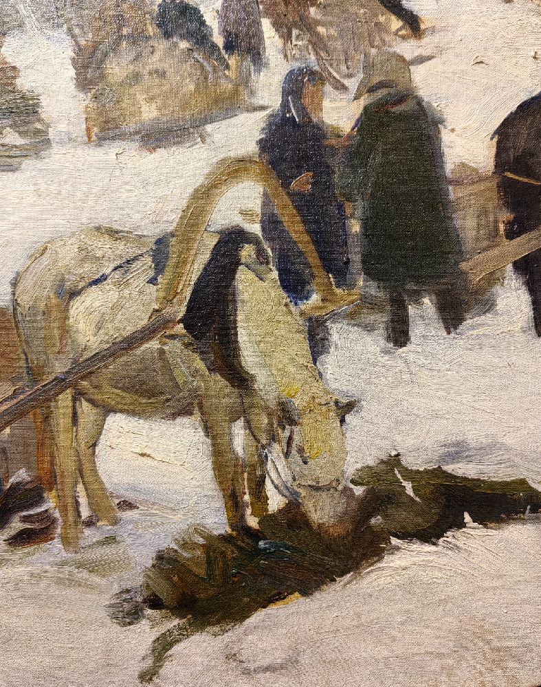 Волков Александр Васильевич. На базаре