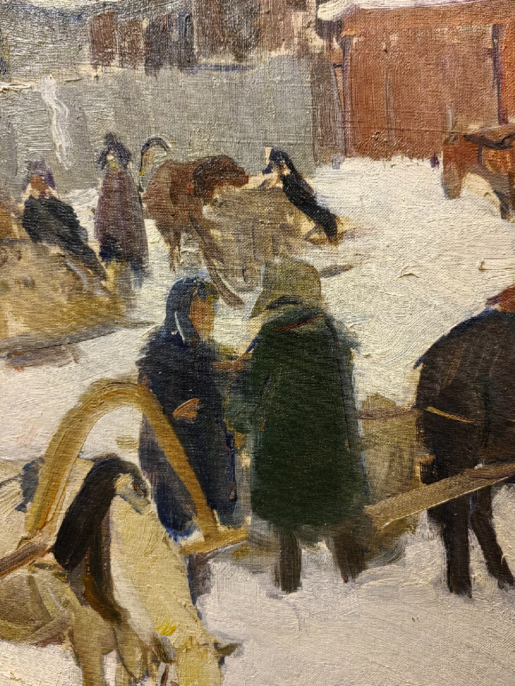 Волков Александр Васильевич. На базаре