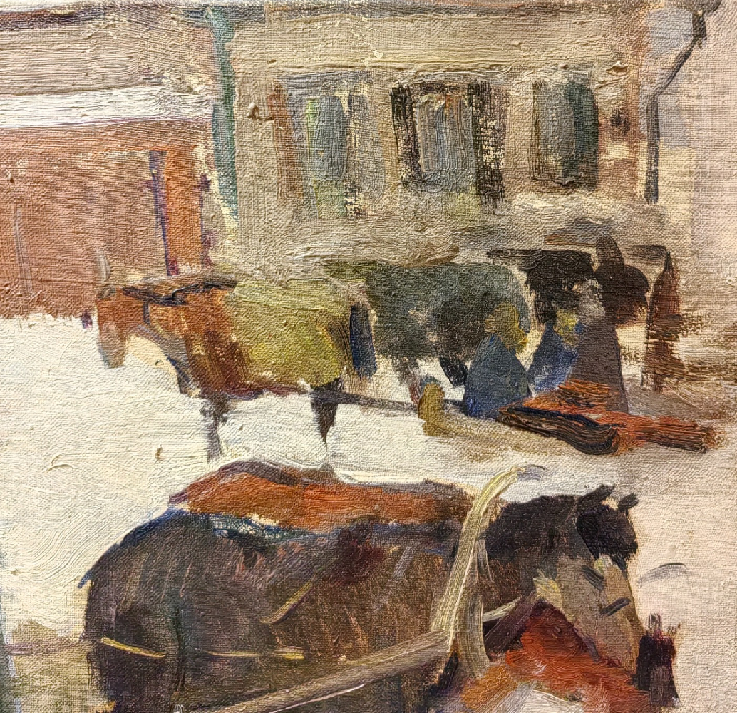 Волков Александр Васильевич. На базаре