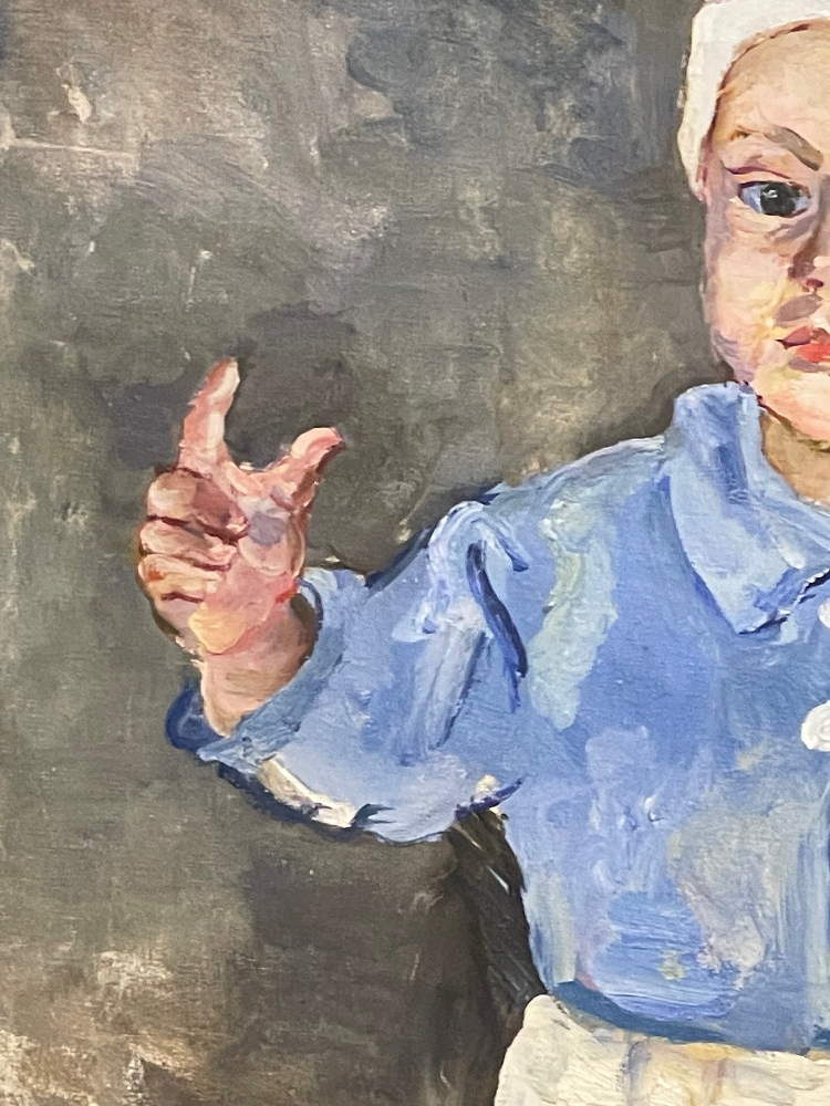 Кончаловский Михаил Петрович. Первые шаги. (Портрет Андрона Кончаловского)