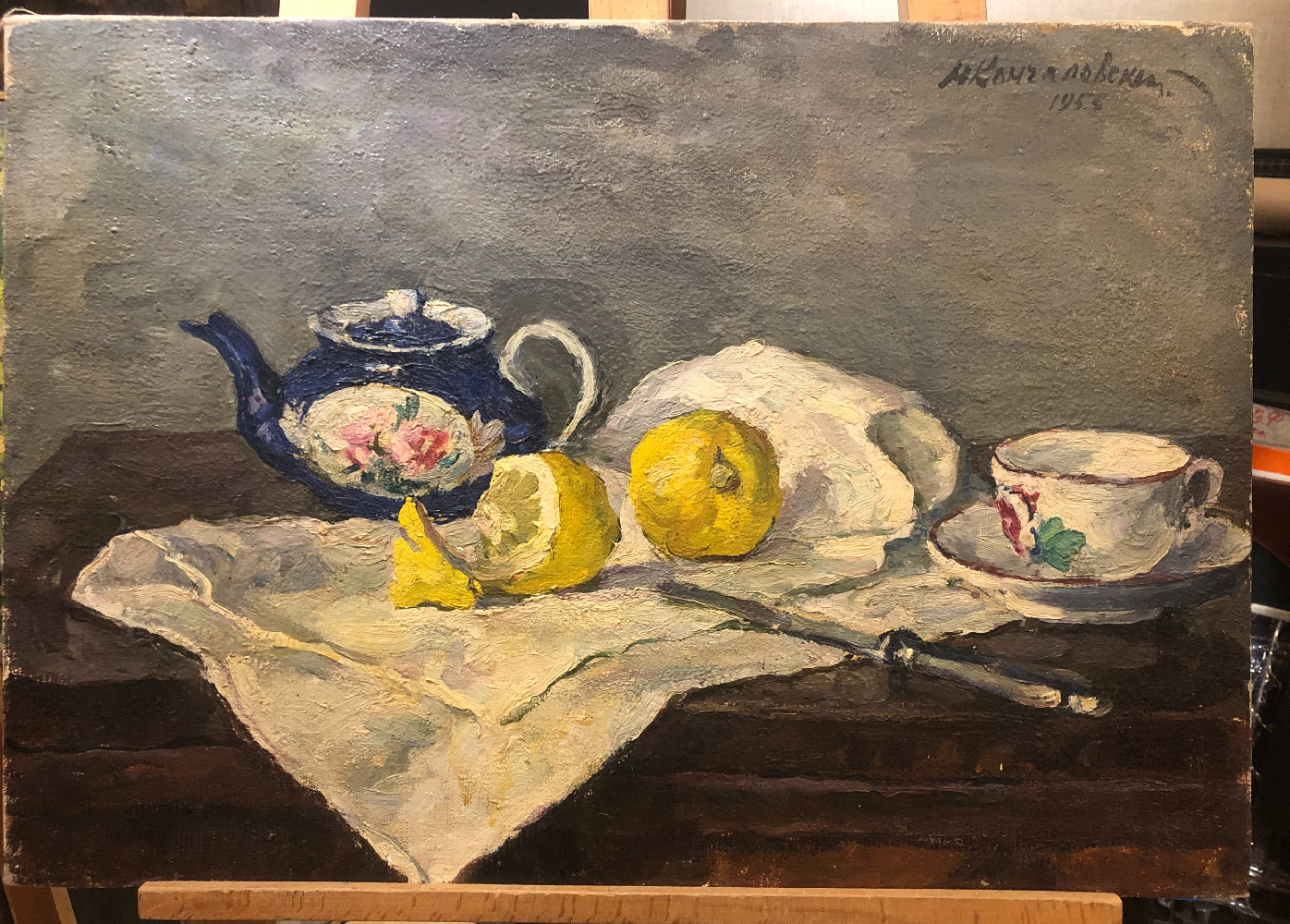 Кончаловский Михаил Петрович. Чайный натюрморт