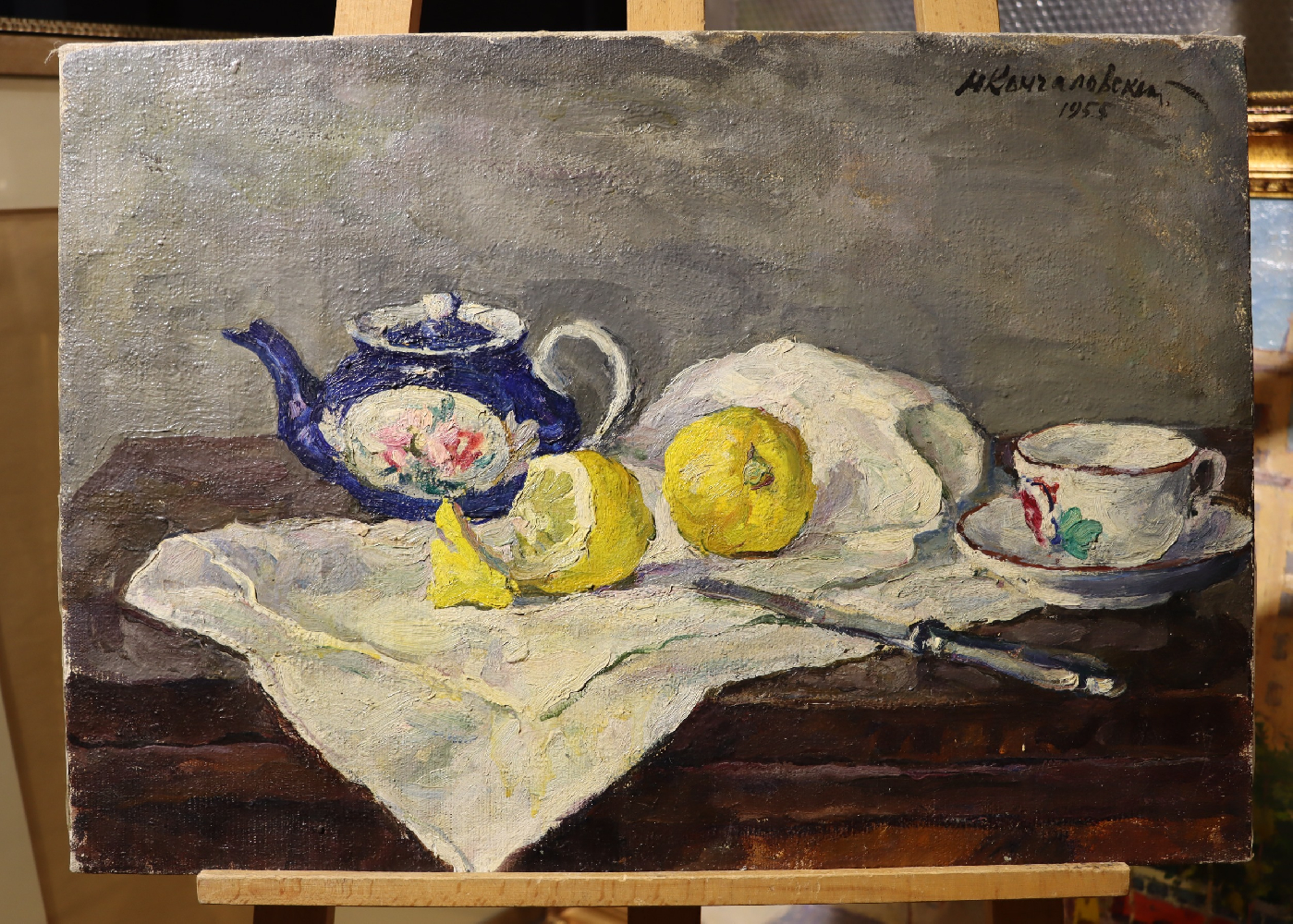 Кончаловский Михаил Петрович. Чайный натюрморт