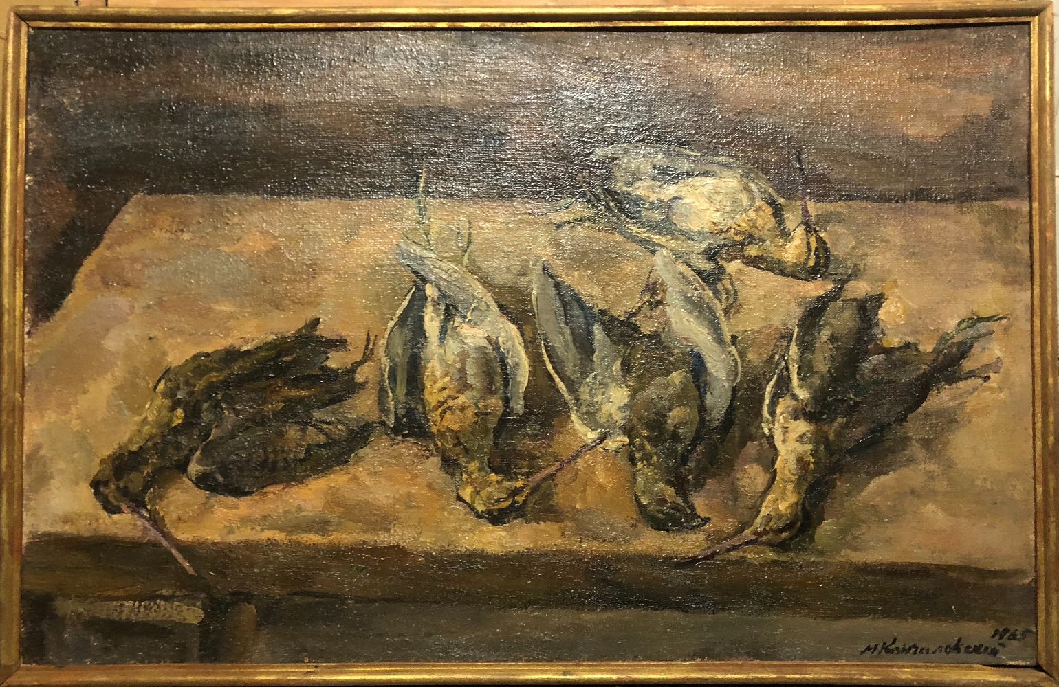 Кончаловский Михаил Петрович. Натюрморт с вальдшнепами