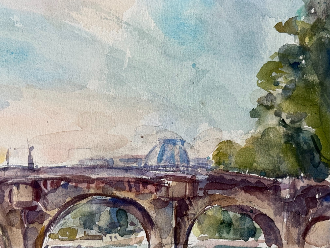 Кончаловский Михаил Петрович. Париж.  Мост Пон-Нёф (Pont Neuf). 61