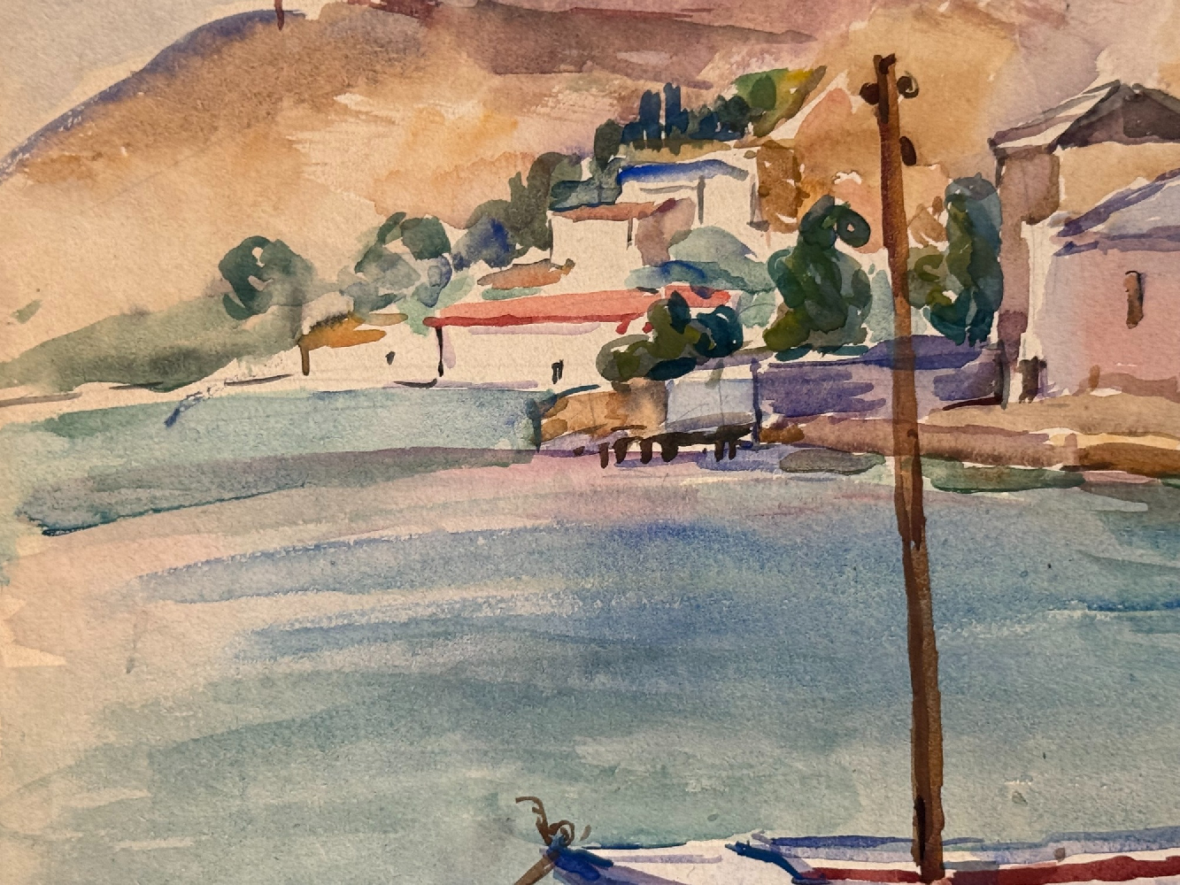 Кончаловский Михаил Петрович. Лодки у берега. 63