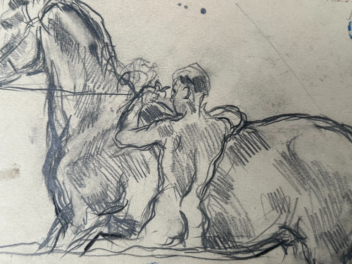 Кончаловский Михаил Петрович. Купание коня. 171