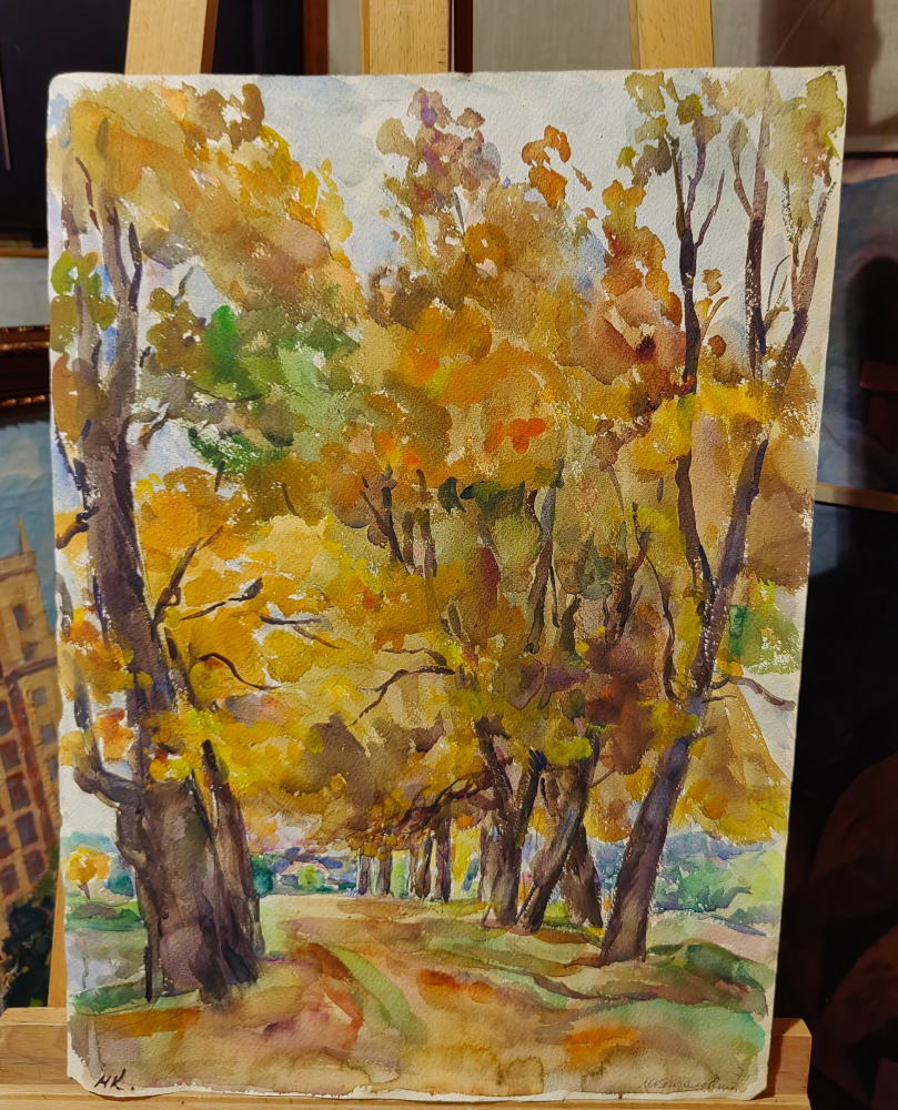 Кончаловский Михаил Петрович. Осенний пейзаж. 218