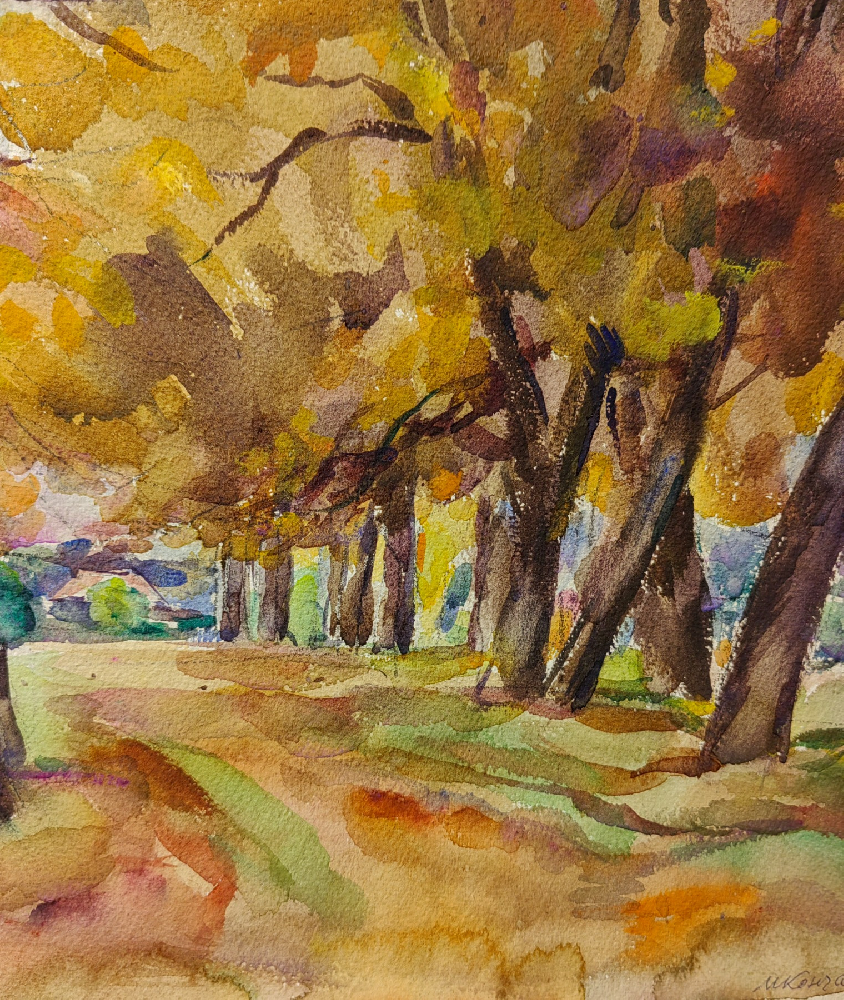 Кончаловский Михаил Петрович. Осенний пейзаж. 218