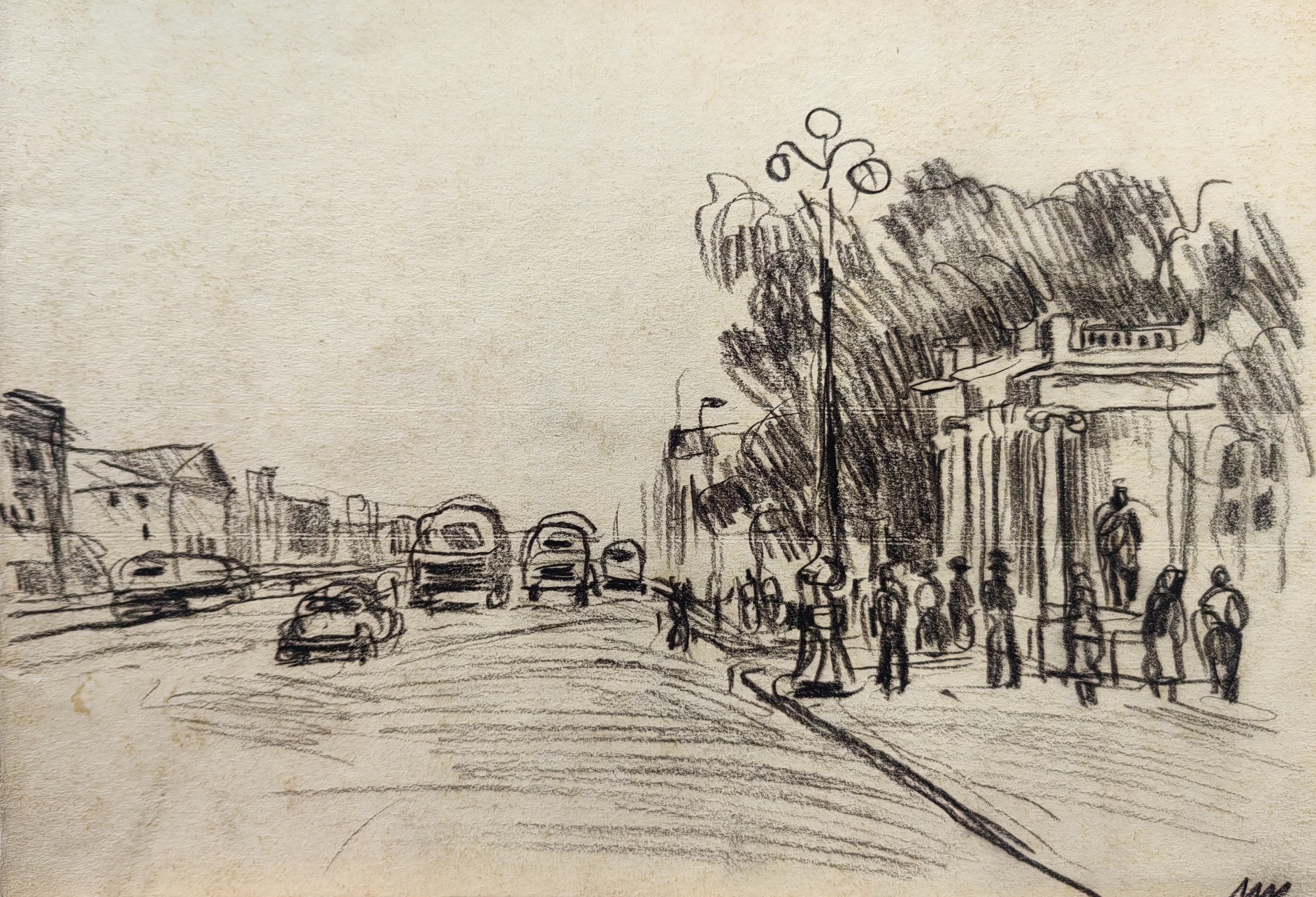 Кончаловский Михаил Петрович. Городской пейзаж. 227