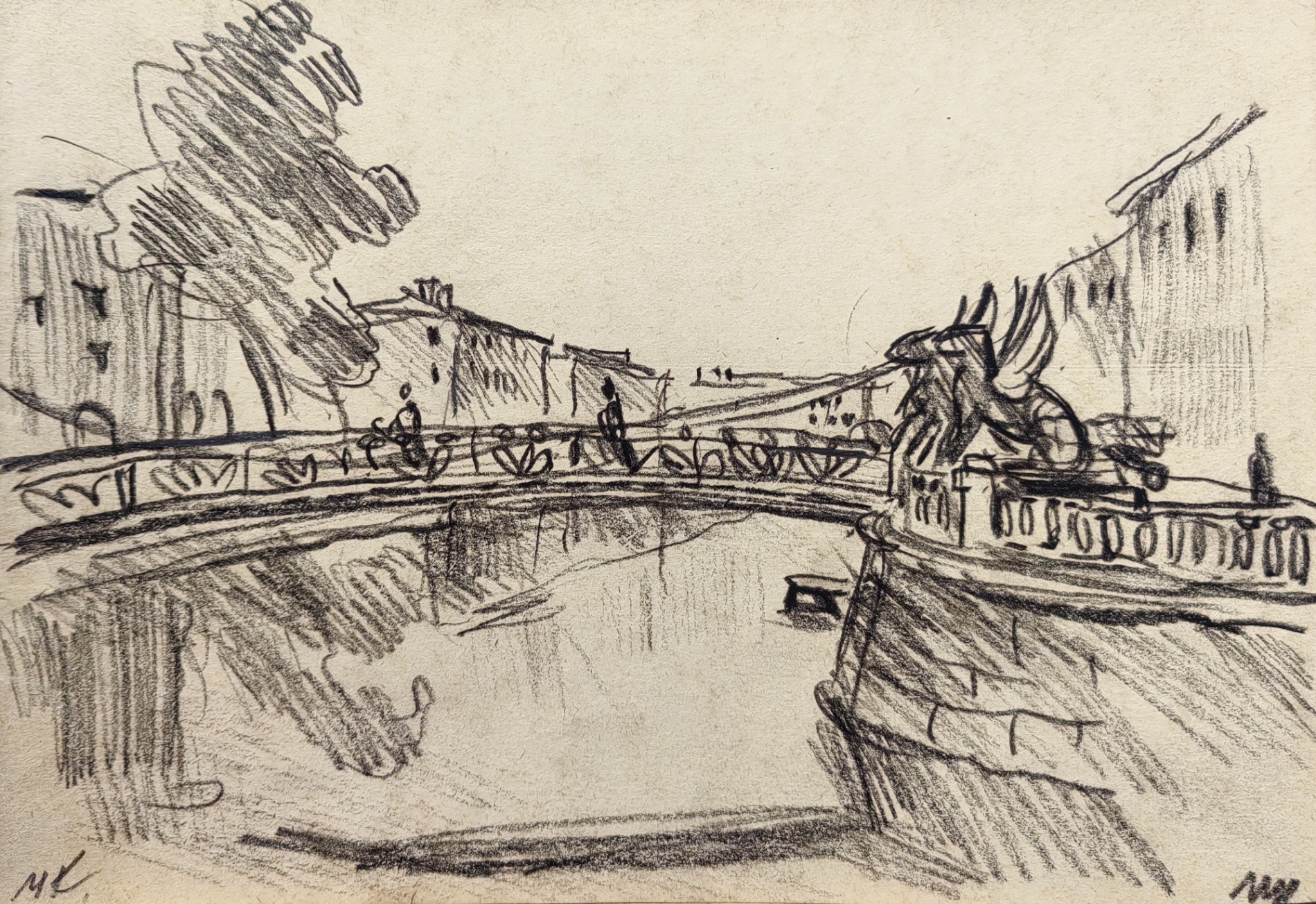 Кончаловский Михаил Петрович. Санкт-Петербург. Банковский мост. 228