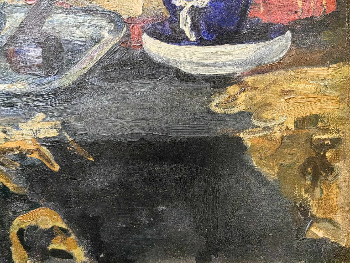 Кончаловский Михаил Петрович. Натюрморт с книгами и трубкой