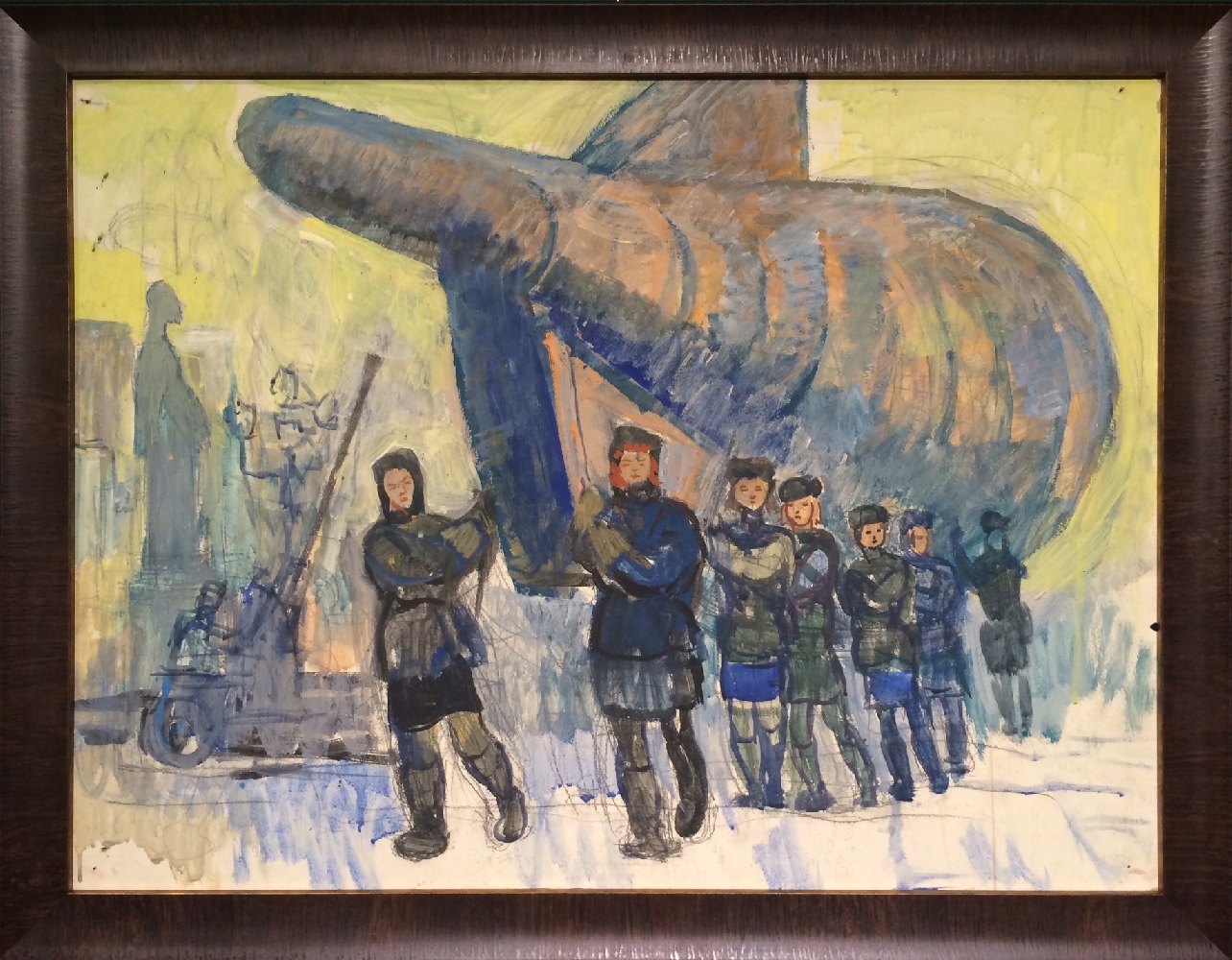 Зернова Екатерина Сергеевна. Эскиз к картине 