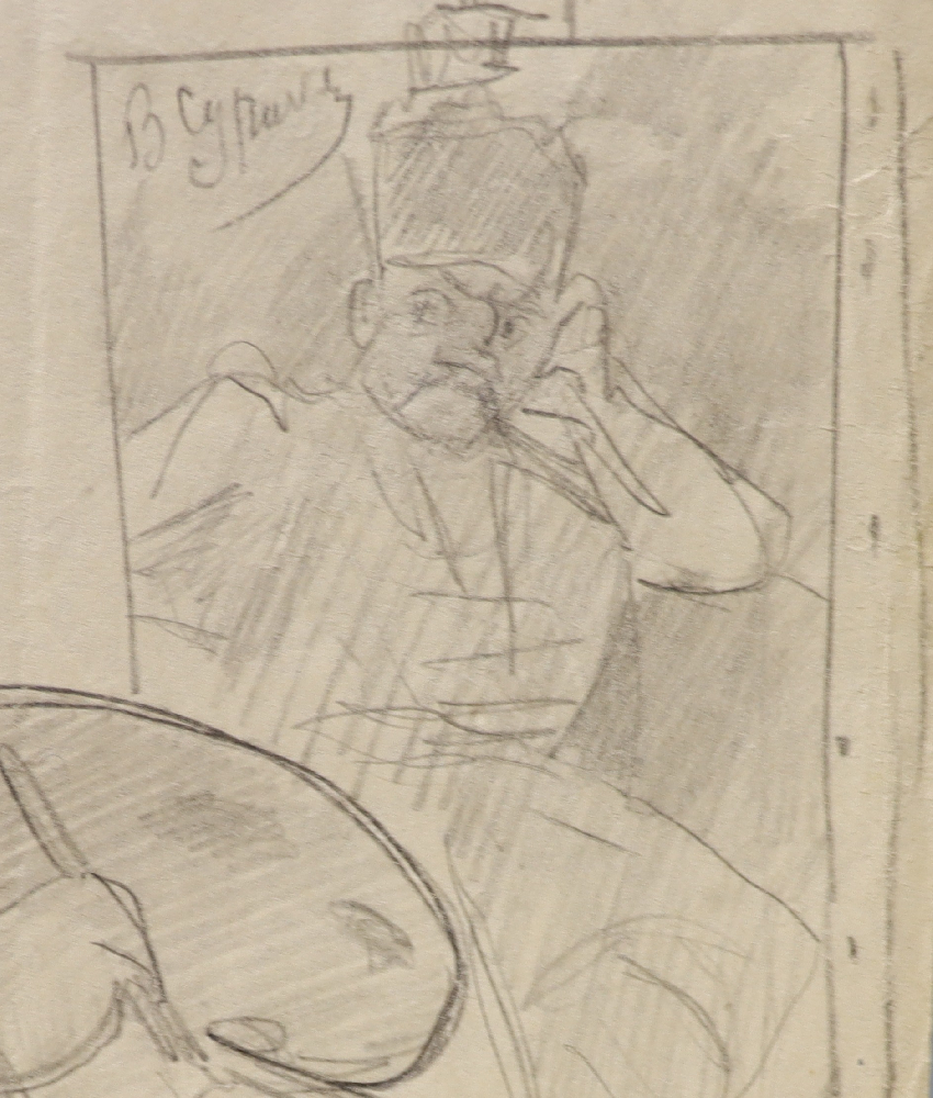 Крылов Порфирий Никитич. Портрет Василия Ивановича Сурикова