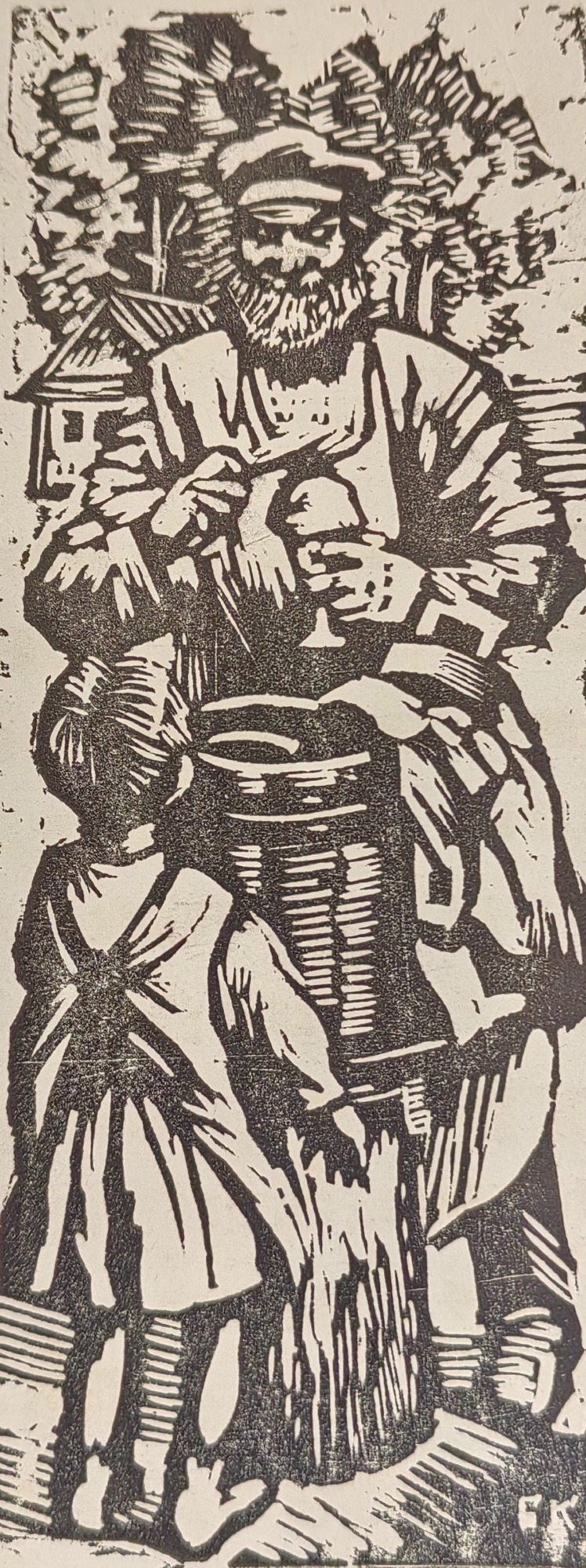 Кустодиев Борис Михайлович. Мороженщик