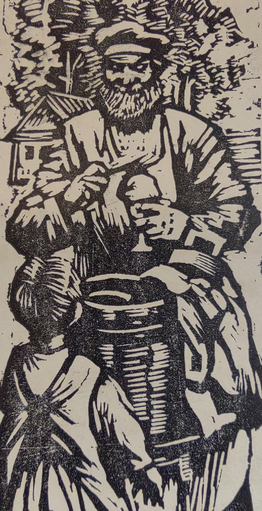 Кустодиев Борис Михайлович. Мороженщик