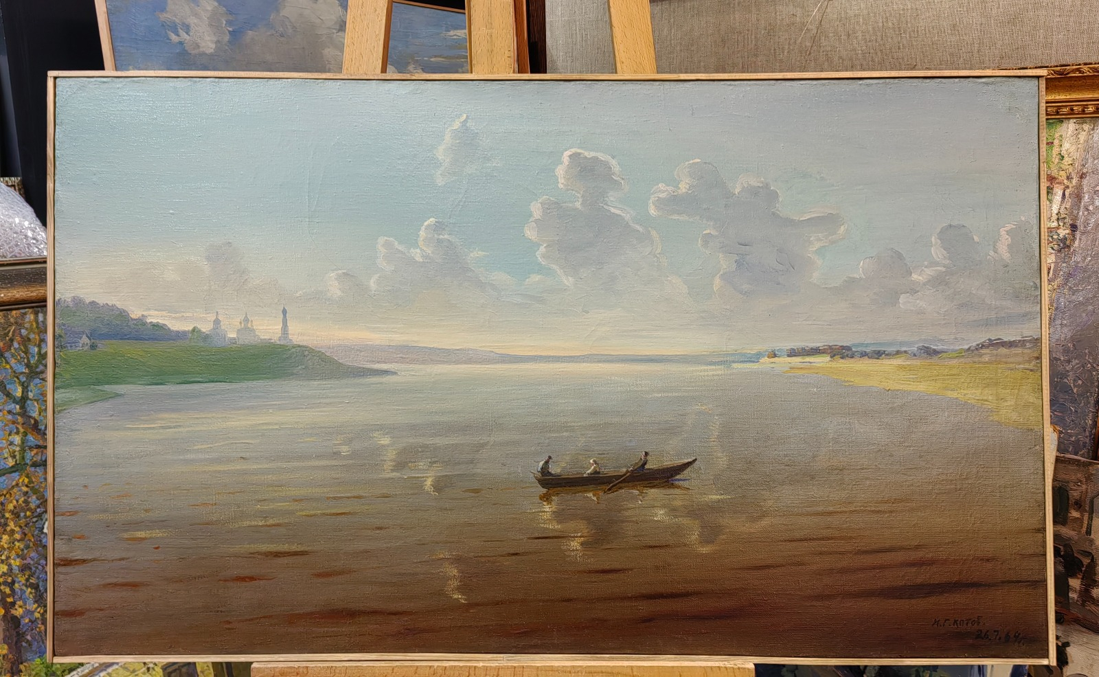 Котов Николай Георгиевич. На Оке