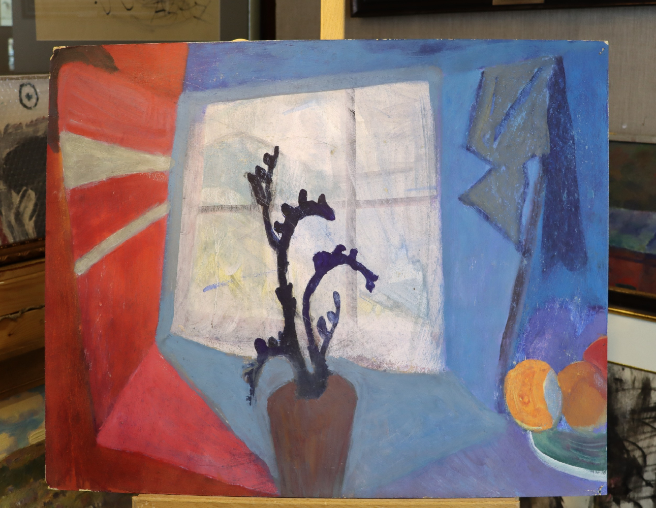 Рудаков Михаил Захарьевич. Цветок у окна.