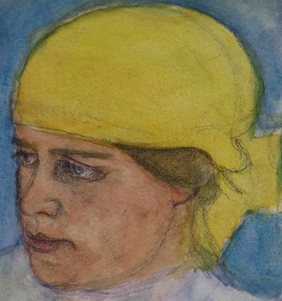 Костенко Константин Евтихиевич. Женщина в желтой косынке