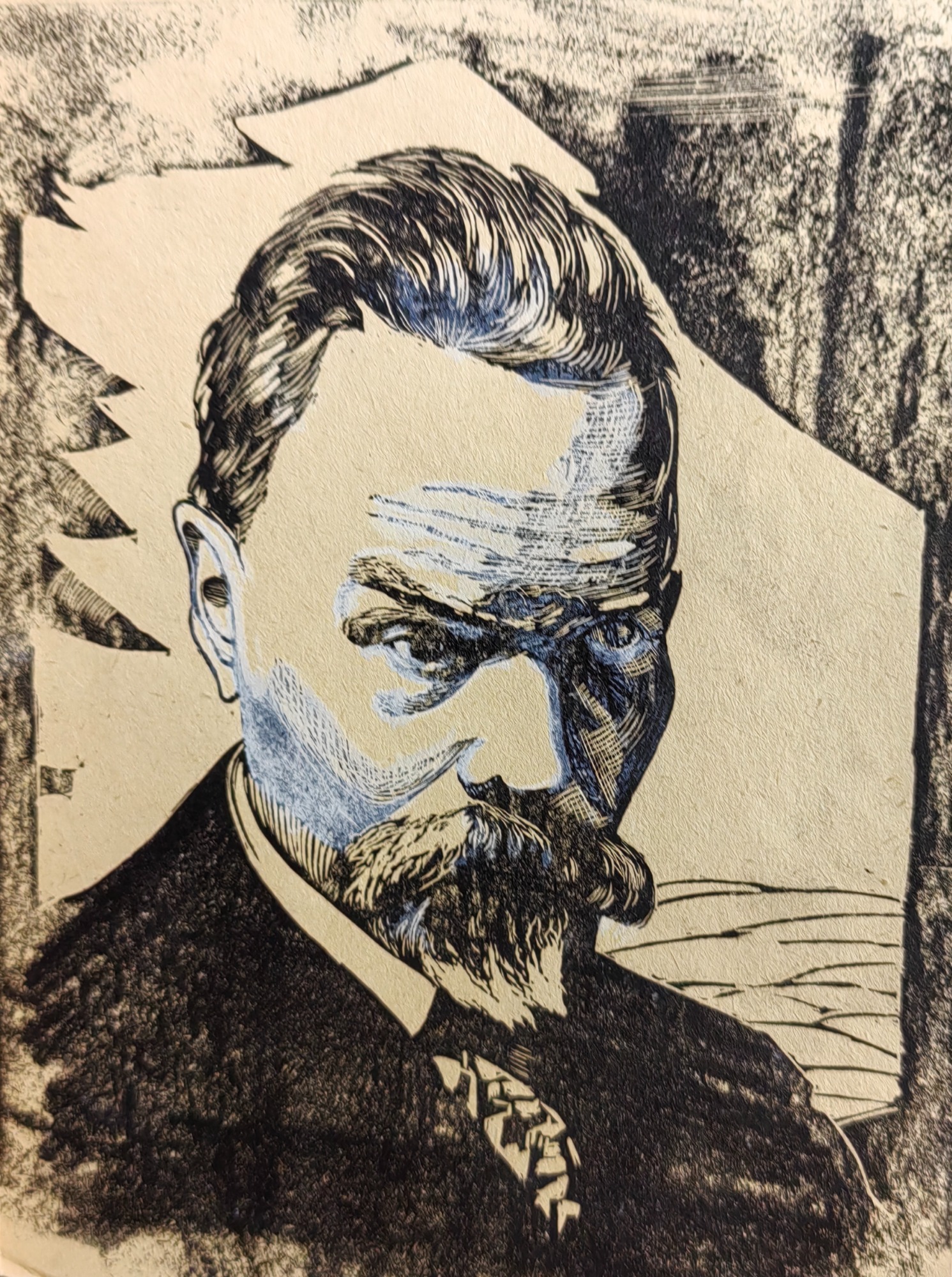 Костенко Константин Евтихиевич. Портрет В. Брюсова