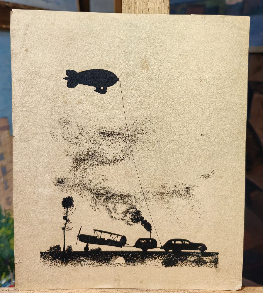 Тамби Владимир Александрович. Автомобиль тянет дирижабль