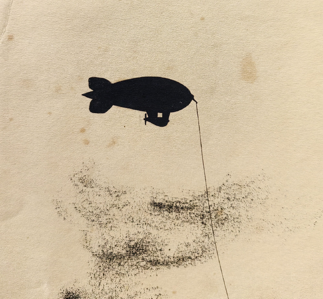 Тамби Владимир Александрович. Автомобиль тянет дирижабль