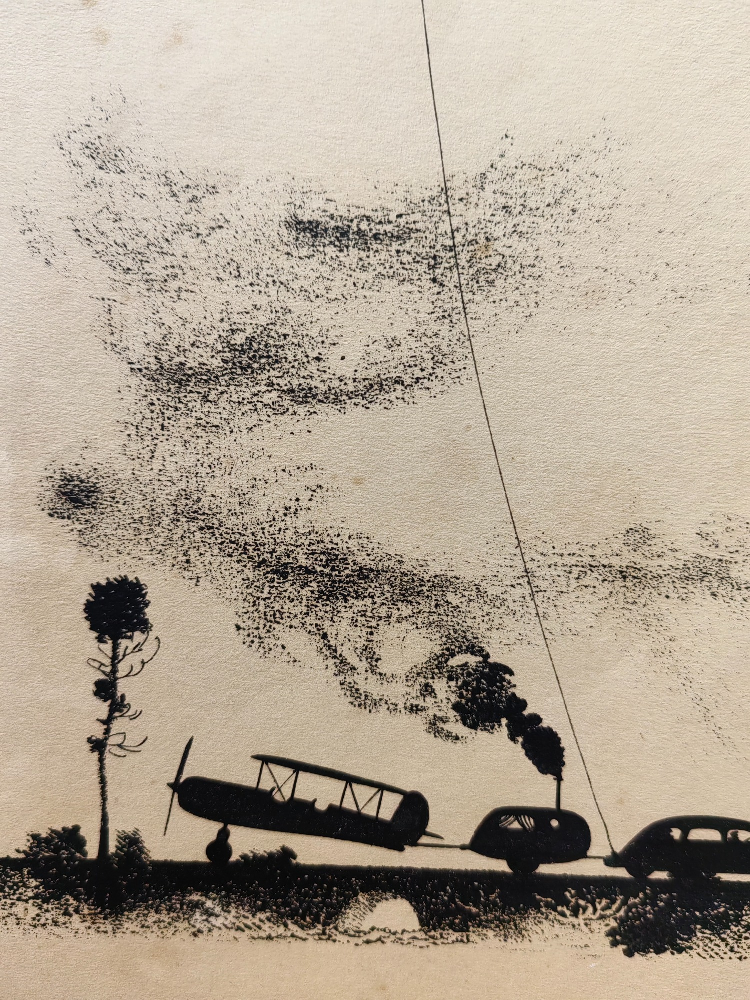 Тамби Владимир Александрович. Автомобиль тянет дирижабль