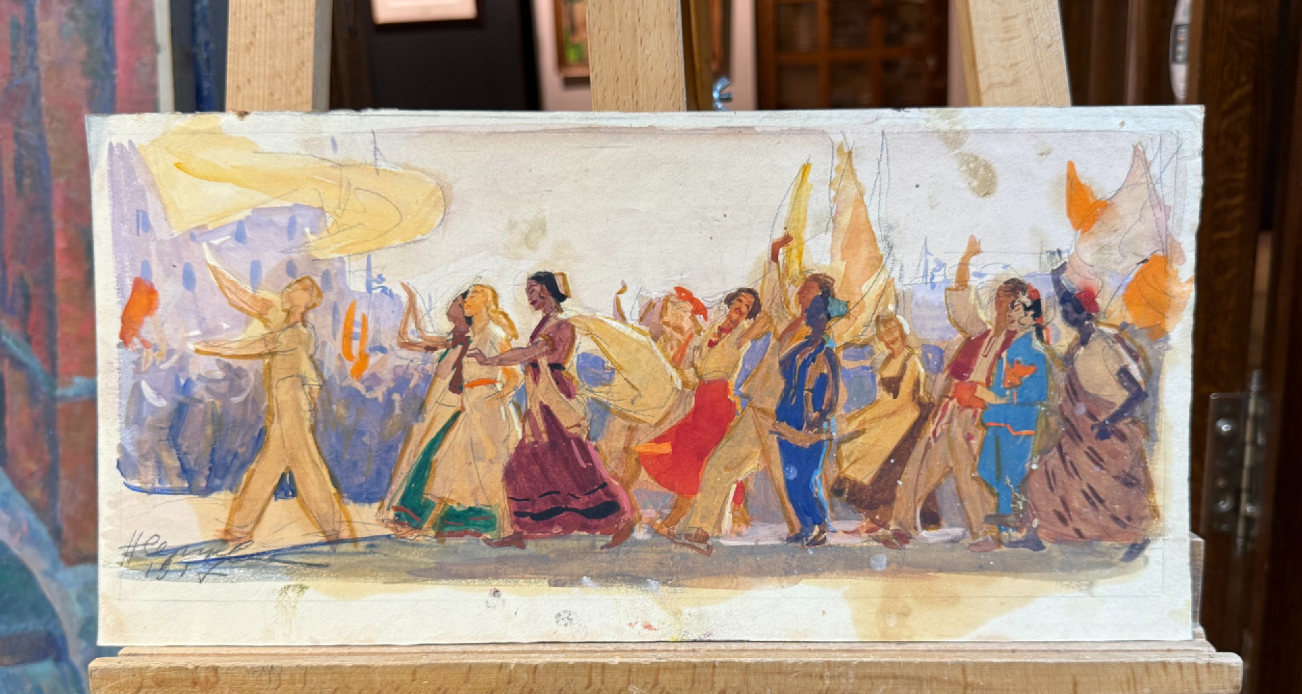 Сергеева Нина Алексеевна. VI Всемирный фестиваль молодёжи и студентов 1957 г.