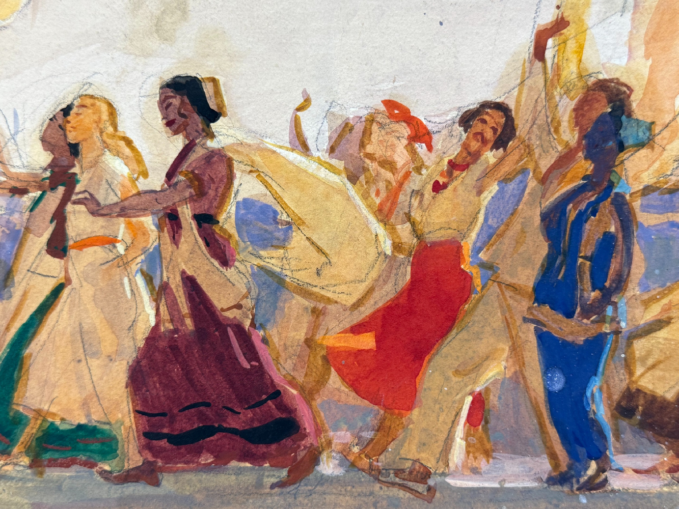 Сергеева Нина Алексеевна. VI Всемирный фестиваль молодёжи и студентов 1957 г.