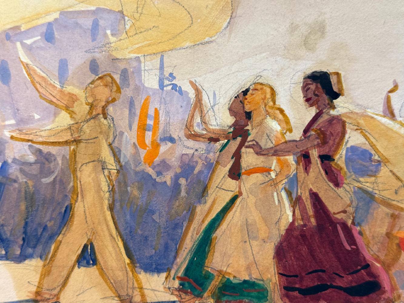 Сергеева Нина Алексеевна. VI Всемирный фестиваль молодёжи и студентов 1957 г.