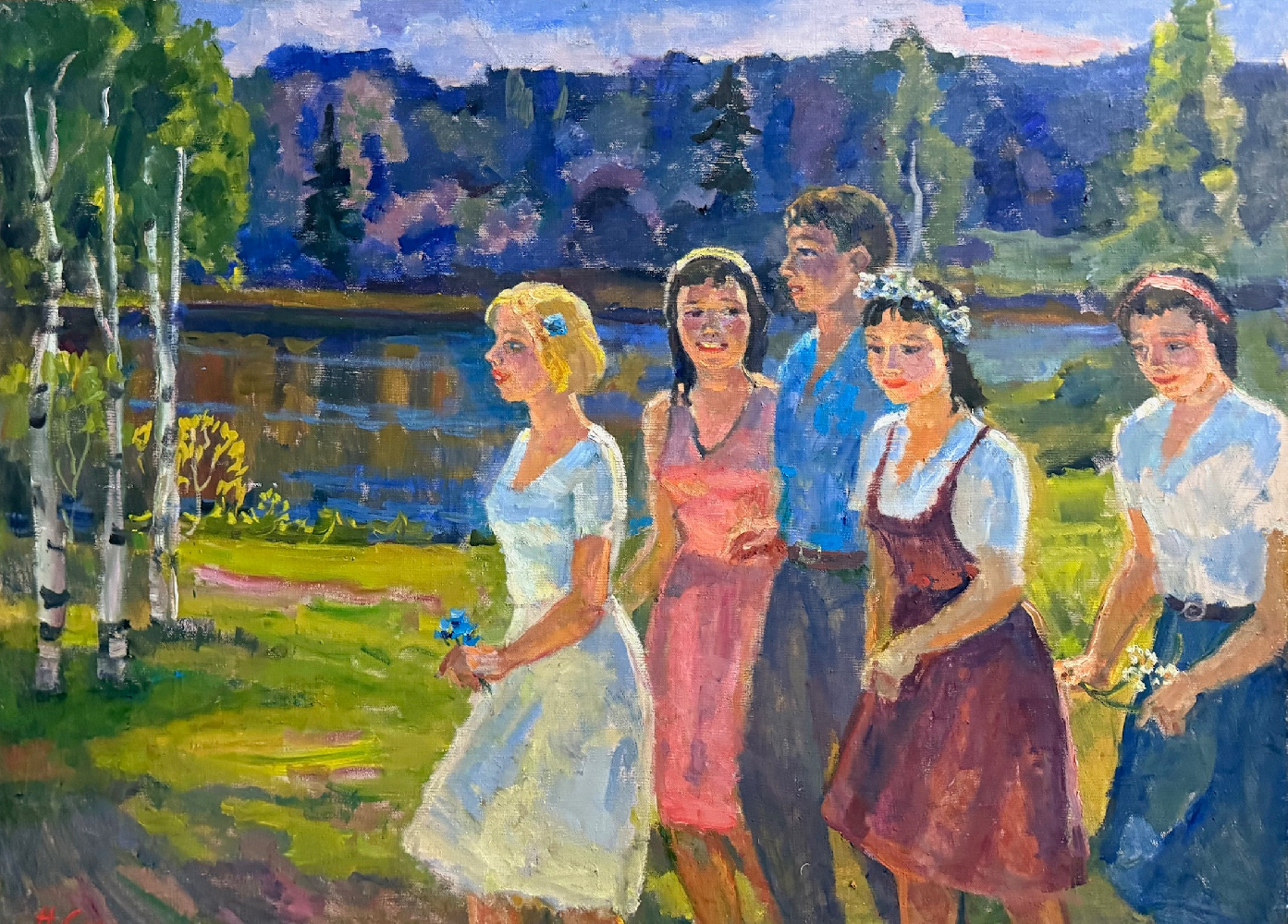 Сергеева Нина Алексеевна. Прогулка