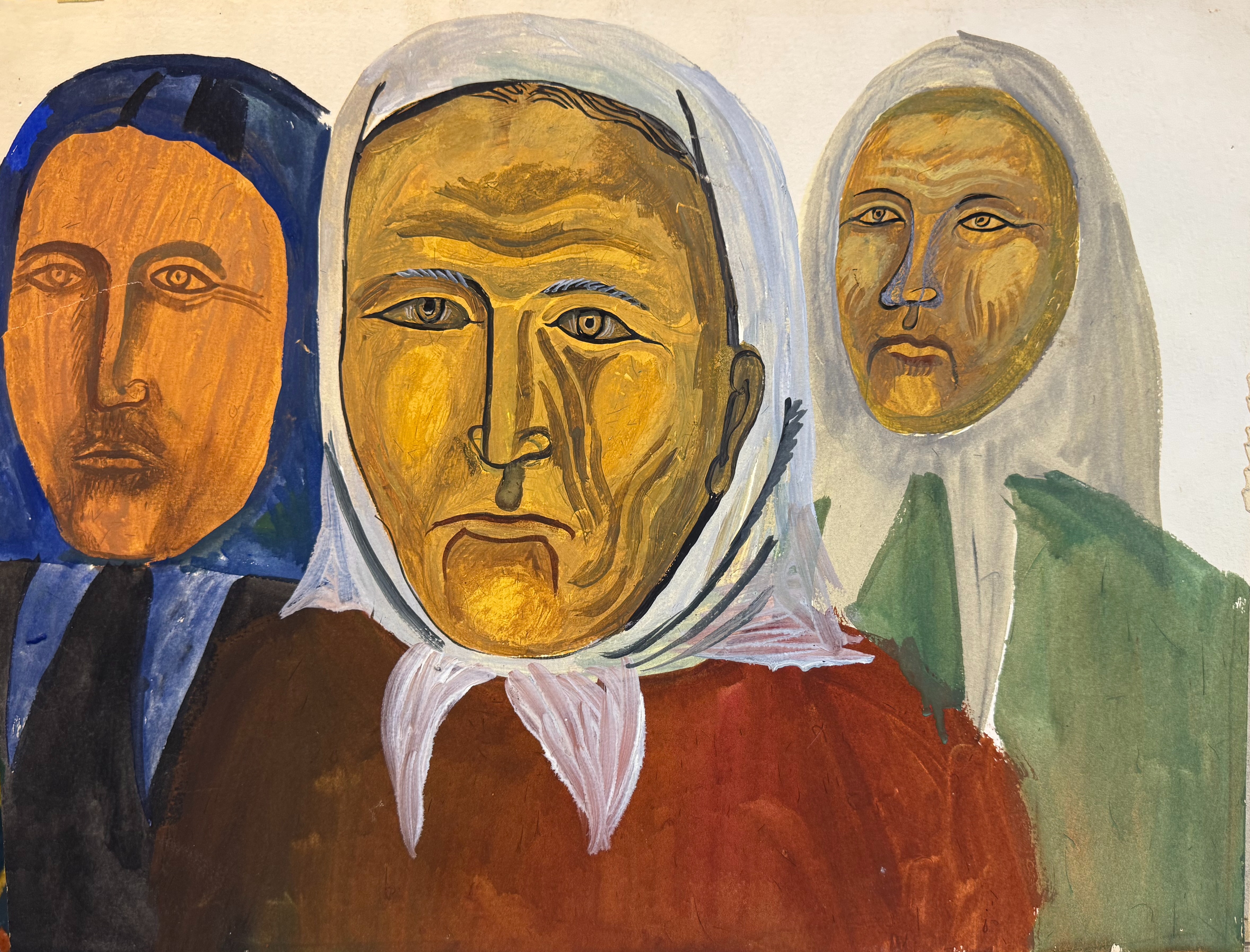 Назаренко Татьяна Григорьевна. Женщины в платках