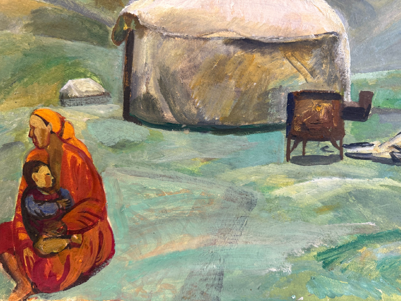 Назаренко Татьяна Григорьевна. Юрта. Казахстан