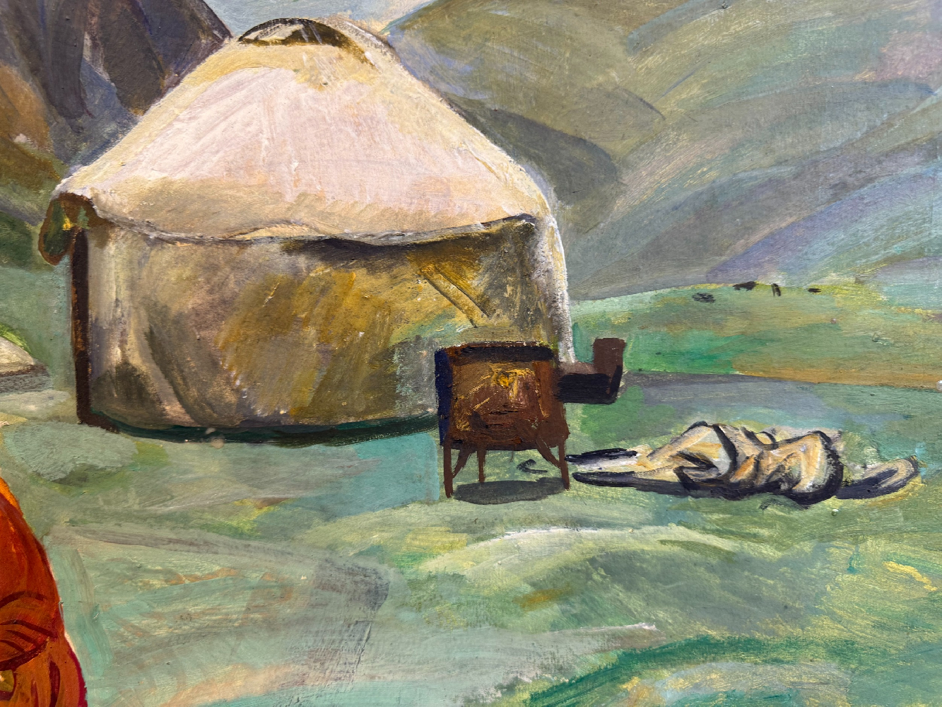 Назаренко Татьяна Григорьевна. Юрта. Казахстан