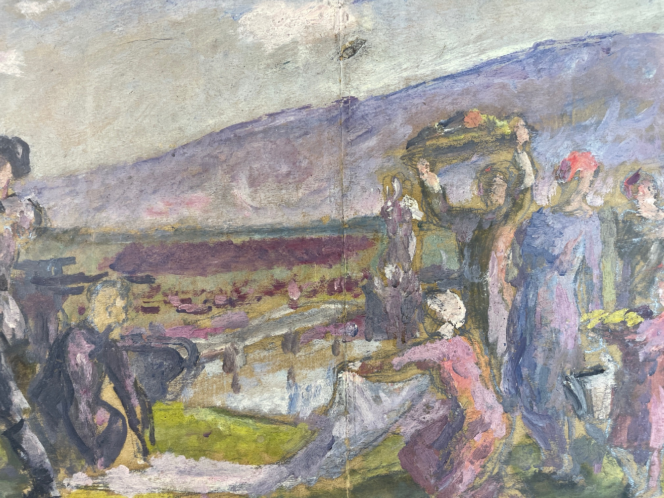 Черкес Даниил Яковлевич. Обеденный перерыв в Совхозе. Казахстан