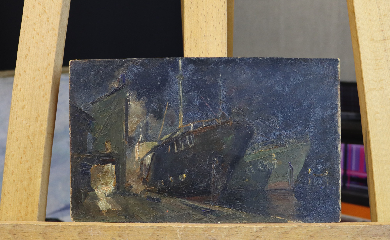 Черкес Даниил Яковлевич. Корабли в порту