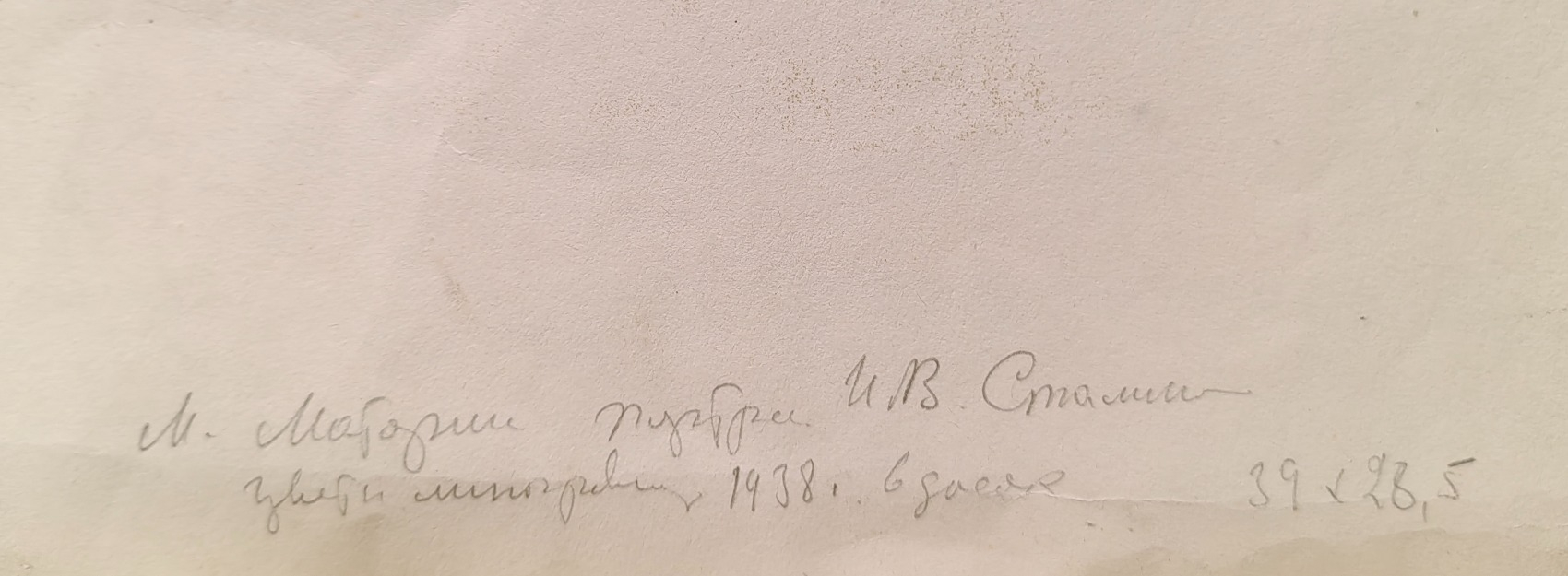 Маторин Михаил Владимирович. Портрет И.В. Сталина