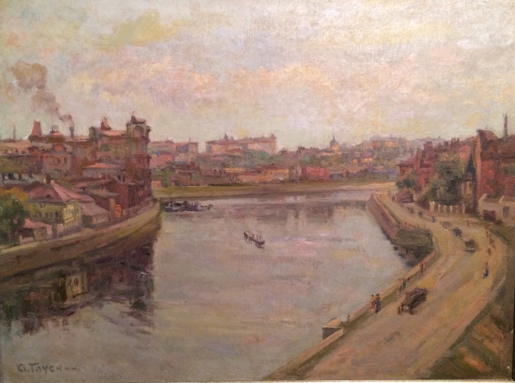 Глускин Александр Михайлович. На Москва-реке.