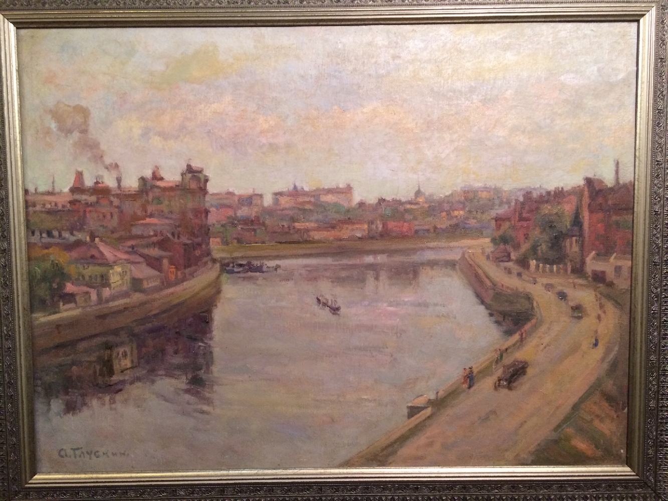 Глускин Александр Михайлович. На Москва-реке.