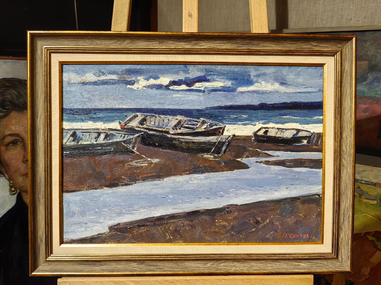 Салахов Таир Теймур-оглы. Лодки на берегу