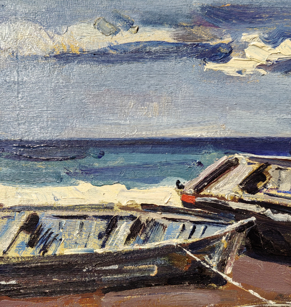 Салахов Таир Теймур-оглы. Лодки на берегу