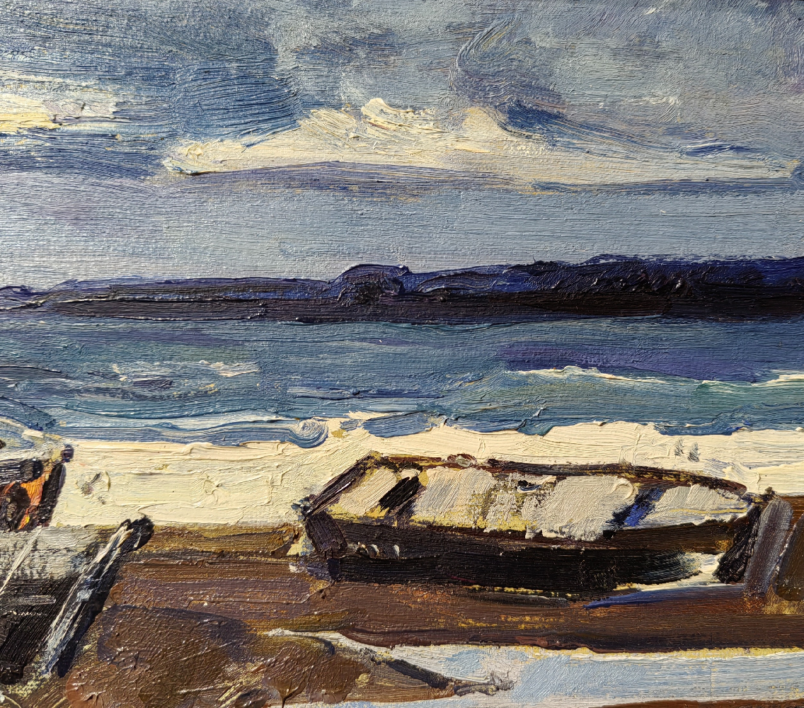 Салахов Таир Теймур-оглы. Лодки на берегу