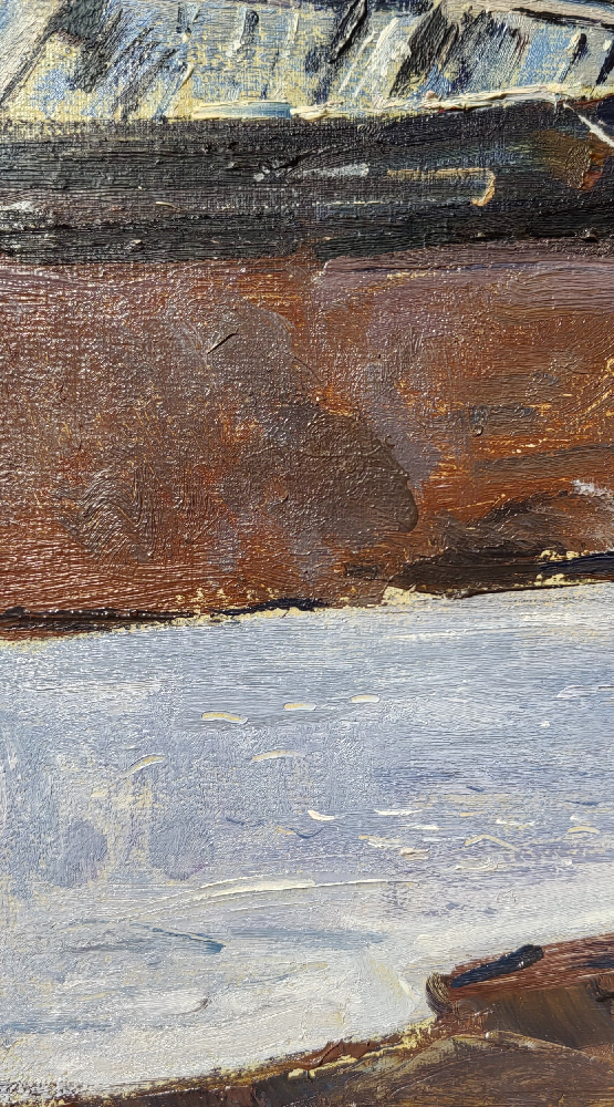 Салахов Таир Теймур-оглы. Лодки на берегу