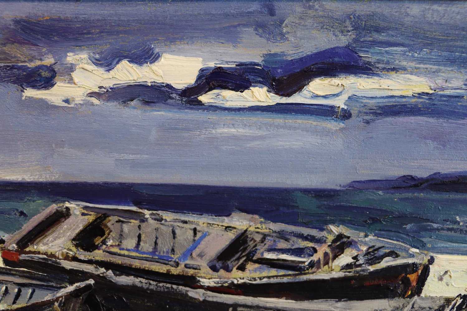 Салахов Таир Теймур-оглы. Лодки на берегу