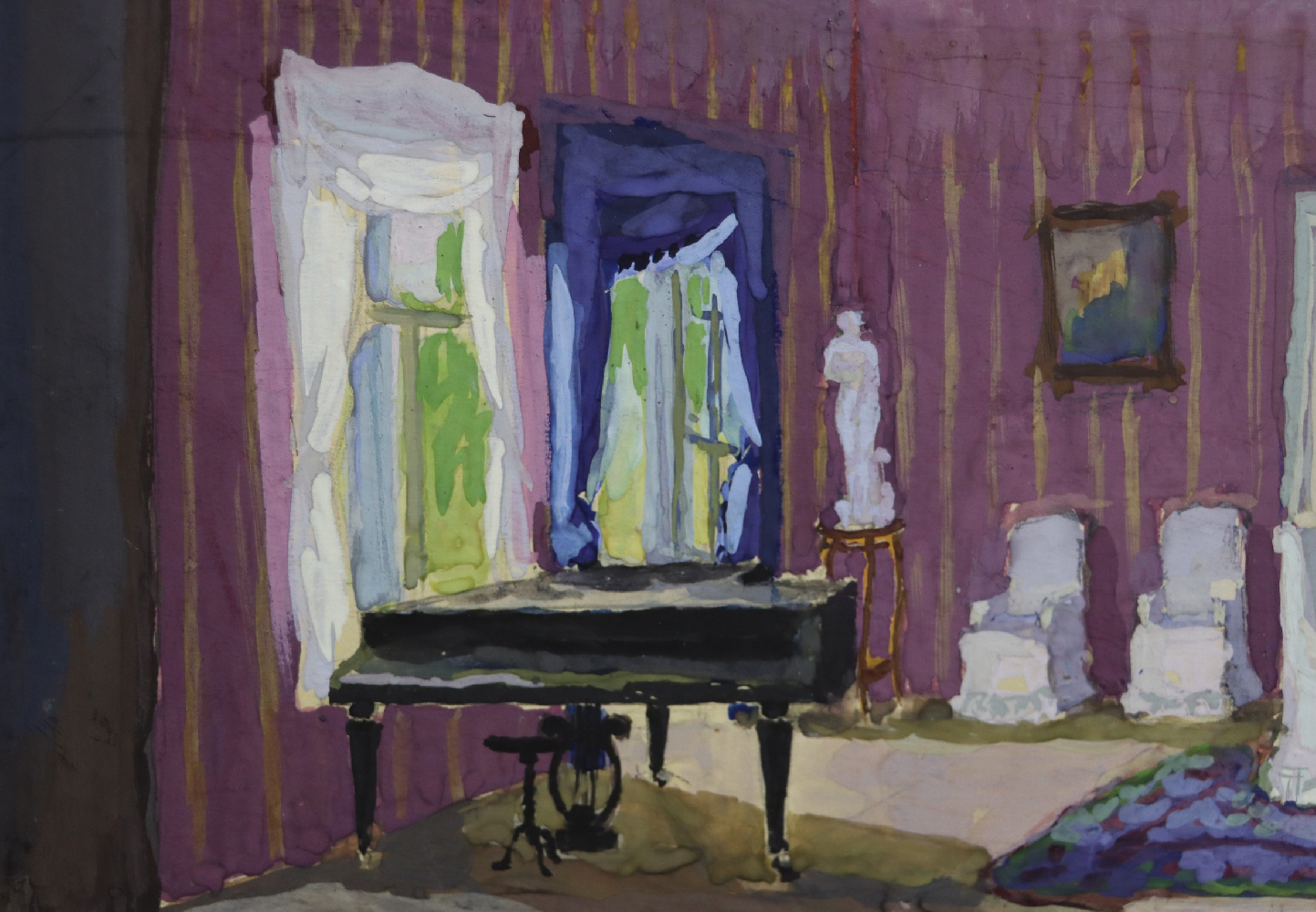 Дехтерёва Татьяна Александровна. Эскиз декорации к пьесе А.П. Чехова 