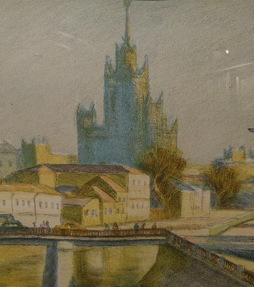 Дехтерёва Татьяна Александровна. Улица Балчуг. Чугунный мост. Москва